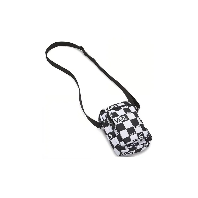 Vans Polyester Small Crossbody Bag Shoulder Bag Crossbody Bag Regular Unisex Black White-4