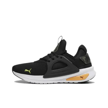 PUMA Softride Enzo Evo Shock Absorbers With Slip Resistant Features Low Top Running Shoes Unisex Black