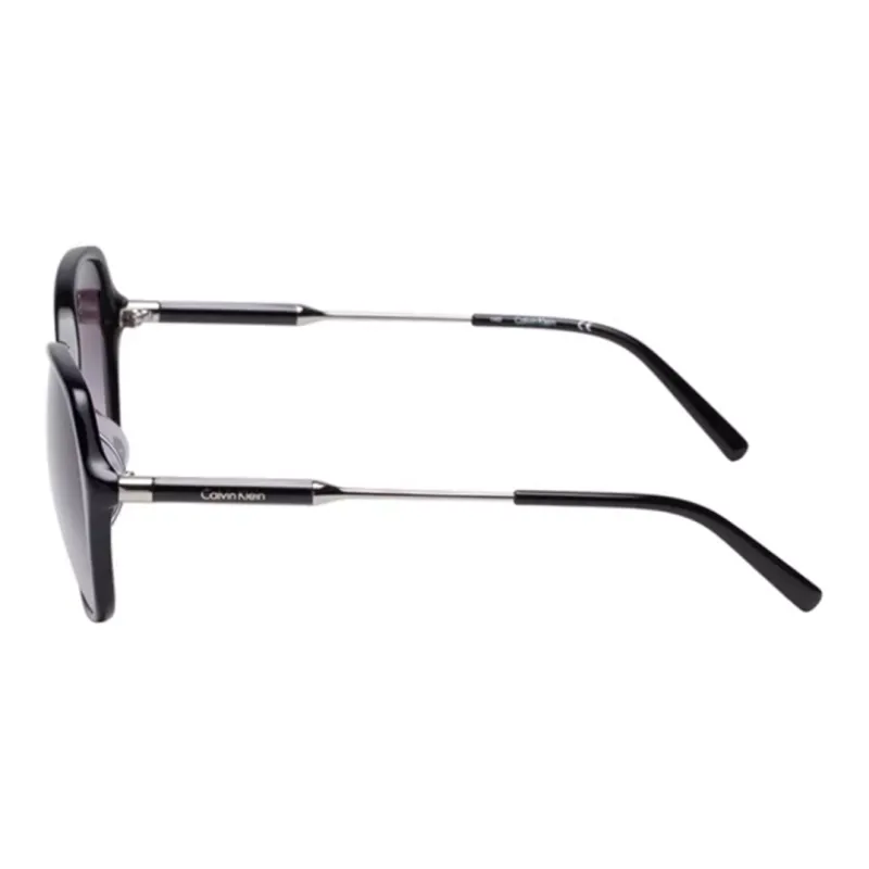 CK/Calvin Klein Square Sunglasses Women's Black-2