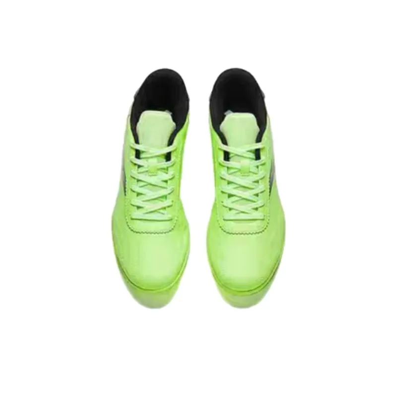 Anta Cushioning Soccer Shoes Men's Fluorescent Sparkling Green-2