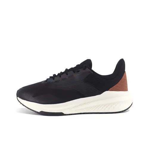 361° Running Shoes Men Low-Top Obsidian Black/Walnut