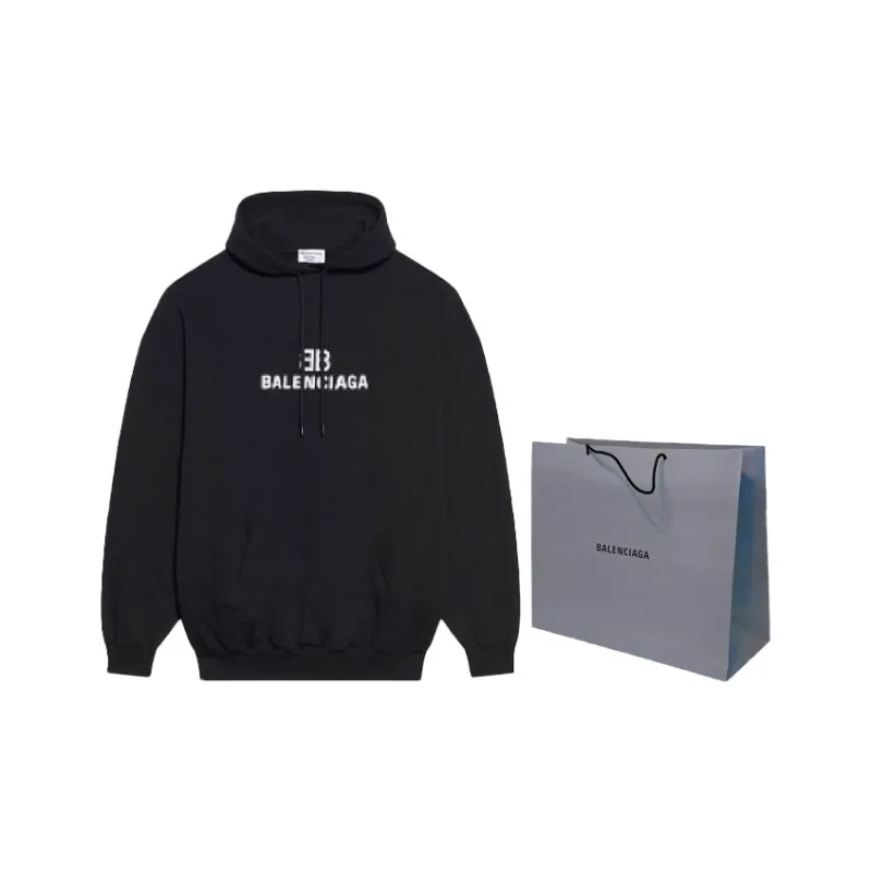 Balenciaga Bb Pixel Medium Fit Hoodie-2
