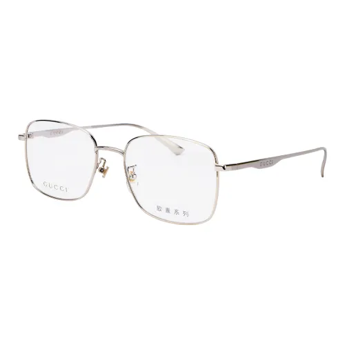 GUCCI Eyeglass Frames Men Gold