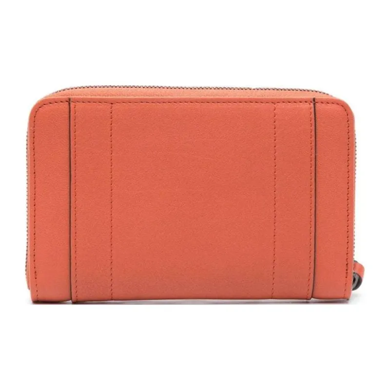 LONGCHAMP 3D Calfskin Wallet Women's Ochre-1