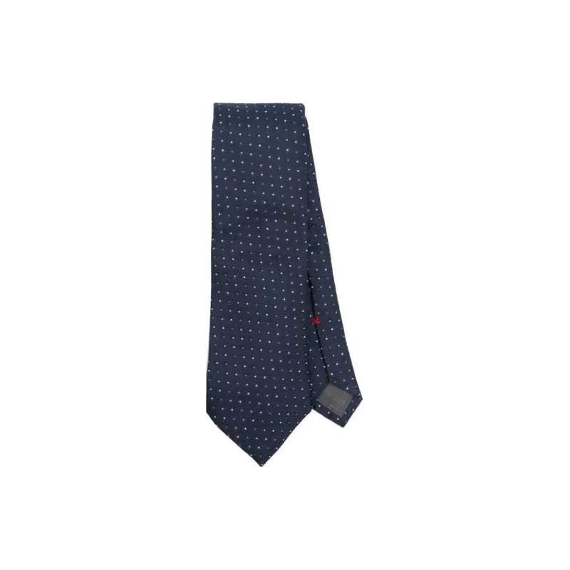 Brunello Cucinelli Geometric-jacquard Silk Tie-1