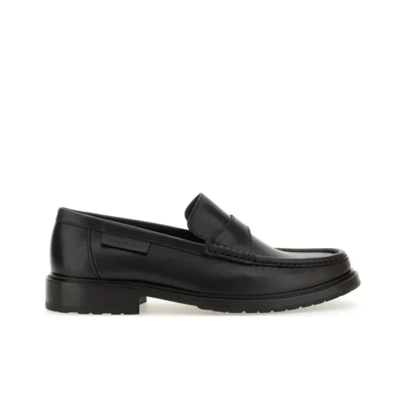 MOSCHINO Round Toe Slip On Loafers-1