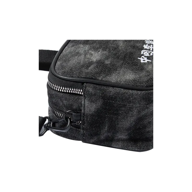 LiNing Fabric Small Square Bag Shoulder Bag Crossbody Bag Regular Unisex Black-3