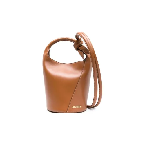 Jacquemus Le Petit Tourni Leather Bucket Bag