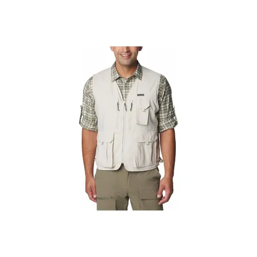 Columbia Vests Men Cream