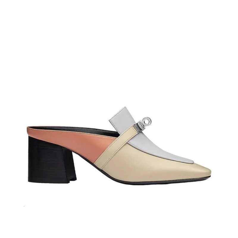 HERMES Blossom Wrap toe Slippers Women's Multicolor-1