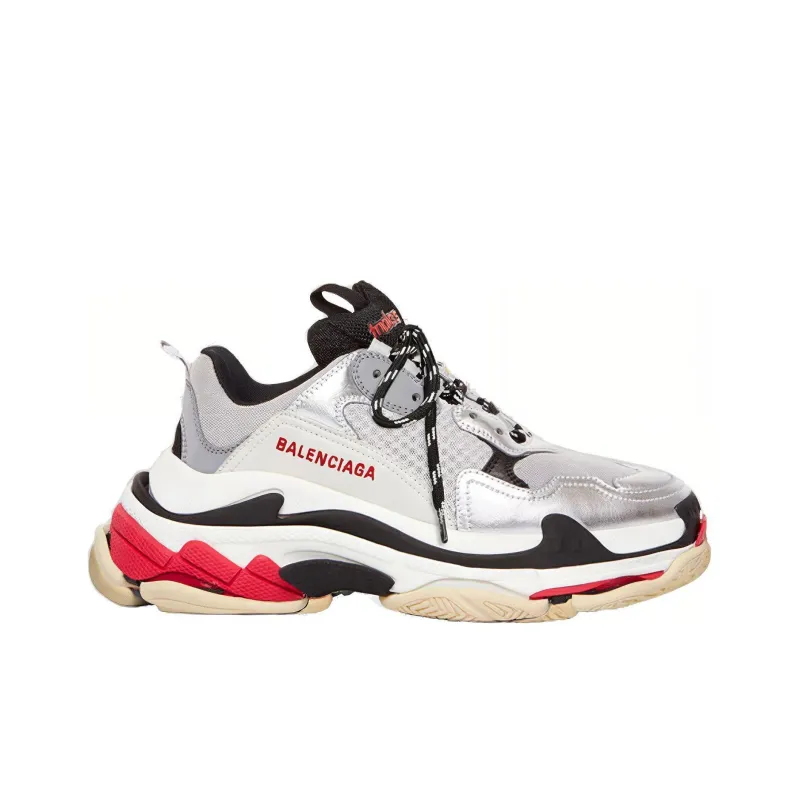 Balenciaga Triple S Silver Black 2019-1