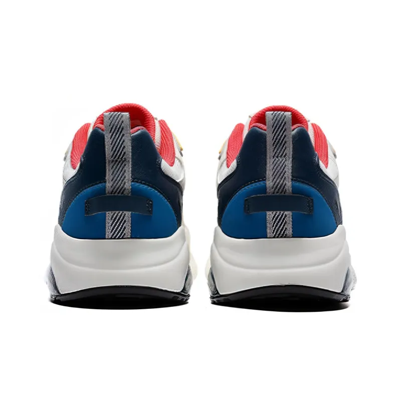 361° Cushioning, Wear Resistant Low Top Casual Shoes Men's White Cyan-3
