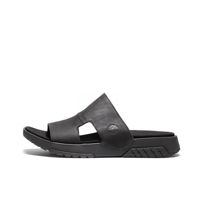 Timberland Rubber Sole Slide Slippers Men's Black-0