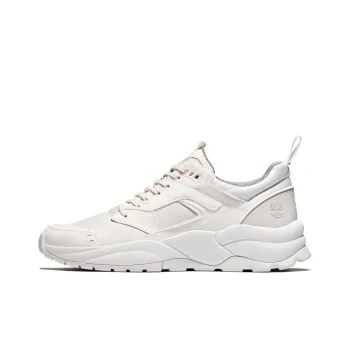Timberland Tree Racer Dark Brown Nubuck Cushioning Wear-Resistant Low-Top Running Shoes Men's White
