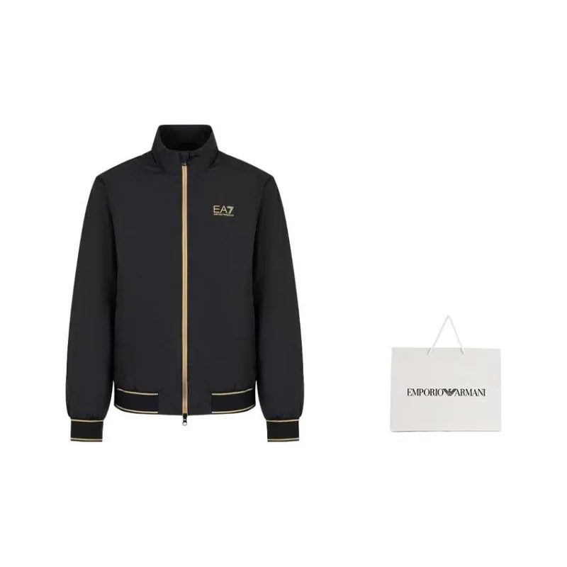 EMPORIO ARMANI EA7 FW23 Jackets Coats Men's Black-2