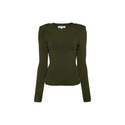 VERONICA BEARD Ribbed-knit Long-sleeve Top