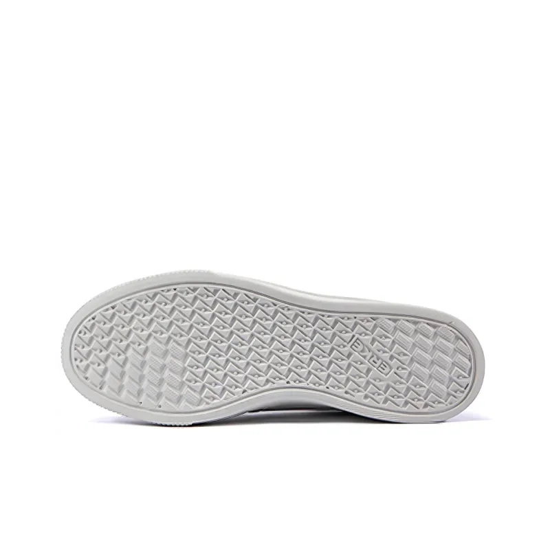 Erke Non-slip Wear-resistant Shock Absorption Low-Top Casual Skateboard Shoes Men's Gray-4