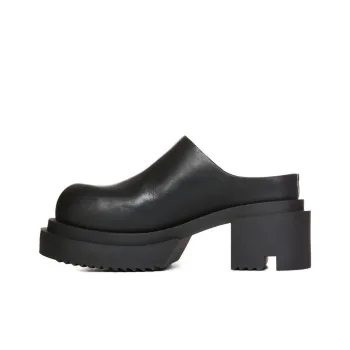 RICK OWENS 75mm Leather Mules