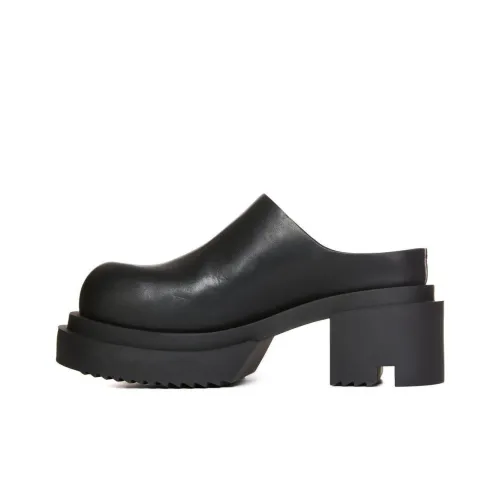 RICK OWENS 75mm Leather Mules