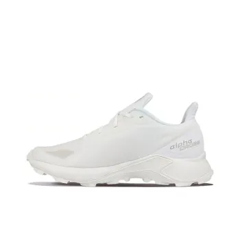 SALOMON Alphacross Blast Anti Slip Wear Resistant Low Top Outdoor Shoes Men's White