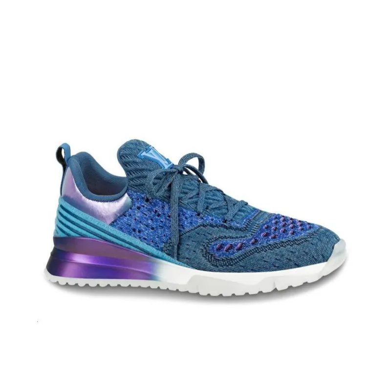 LOUIS VUITTON V.N.R Low-Top Casual Shoes Men's Blue-1