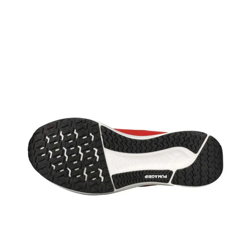 PUMA Velocity Nitro 1 Cushioning Anti-Slip And Wear-Resistant Low-Top Running Shoes Men's Black Red-4