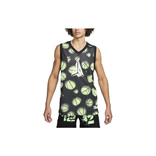 Nike Tank Tops Men Explosive Green Yellow