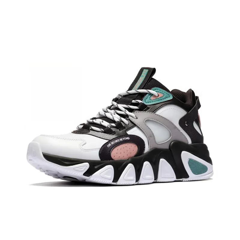 361° Chunky Sneakers Men Low Top Black/White/Gray-2