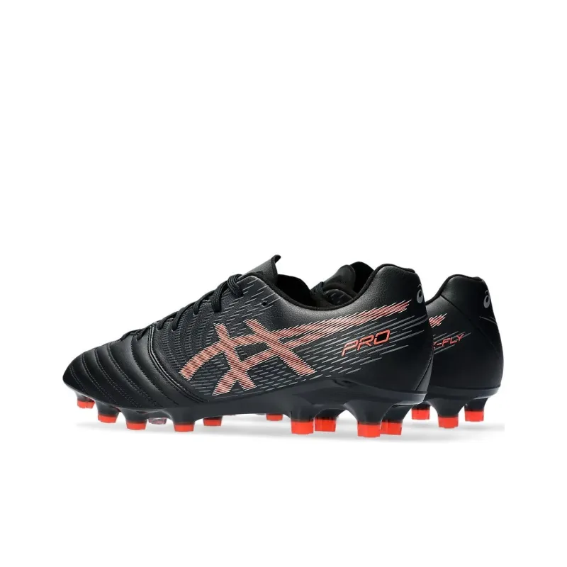 Asics DS Light X FLY Pro 2 IC/IN Slip Resistant Soccer Shoes Men's Black Red-2