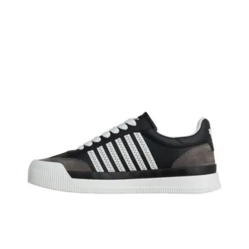 DSQUARED 2 Boxer Stripe Detailed Lace Up Sneakers