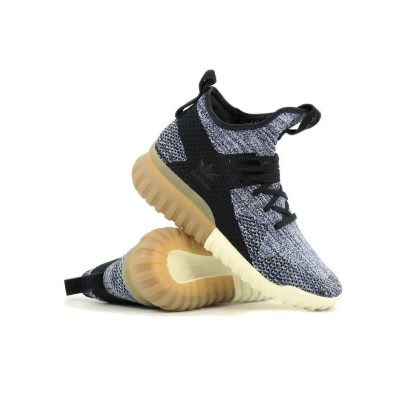 Adidas Tubular X Core Black Track Blue-4