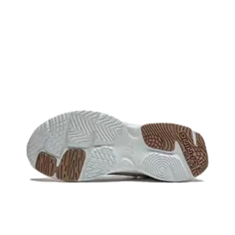 LiNing Meteor Cushioning Anti Slip And Wear Resistant Support Low Top Casual Shoes Women's Gray Pink-3