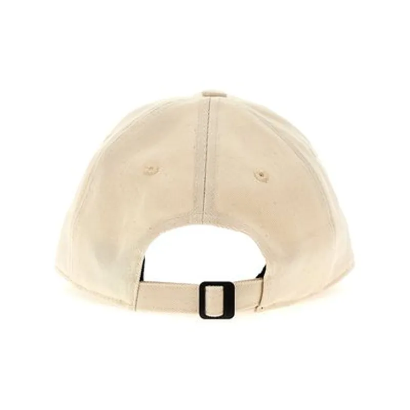 JW Anderson Curved Peak Logo Embroidered Baseball Cap-2