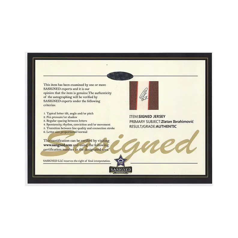 Yi Shot Jersey SA Certificate Included Framed Collection-3