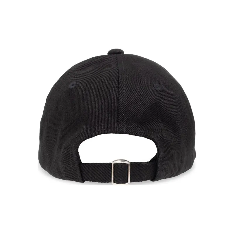 EMPORIO ARMANI Cotton, Viscose Baseball Caps Men's Black-1