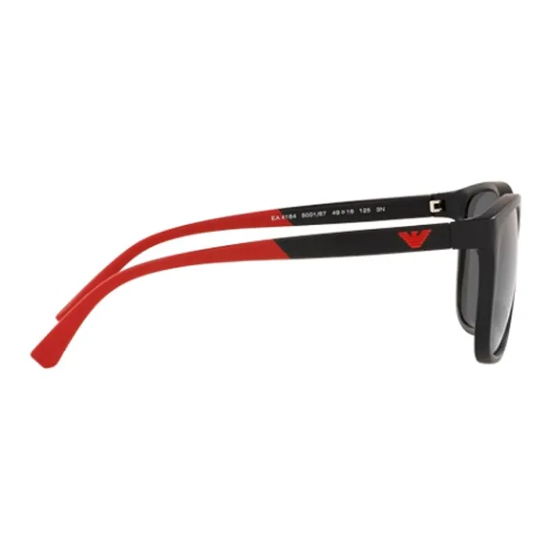 EMPORIO ARMANI Plate Irregular Shape Sunglasses Kids' Black-2