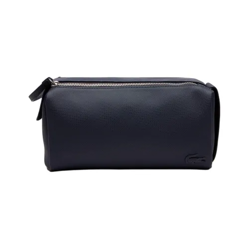 LACOSTE PVC Polyvinyl Chloride Clutch Regular Men's Marine Blue
