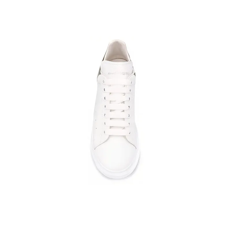 Alexander McQueen Oversized Contrast Metallic 'White'-4