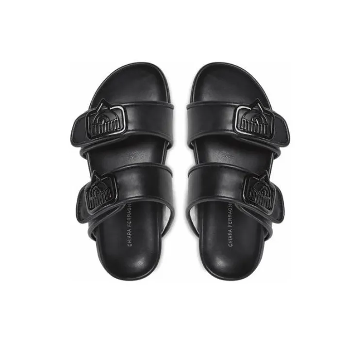 CHIARA FERRAGNI Slide Slippers Women's Black-4