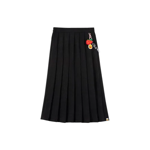 B.Duck Casual Long Skirts Women's Black