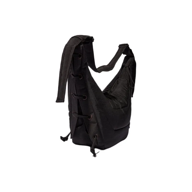 Lemaire Medium Soft Game Shoulder Bag Dark Chocolate-1