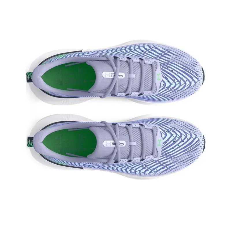 Under Armour Anti Slip Wear Resistant Low Top Sprint Running Shoes Women's Light Blue Purple-3