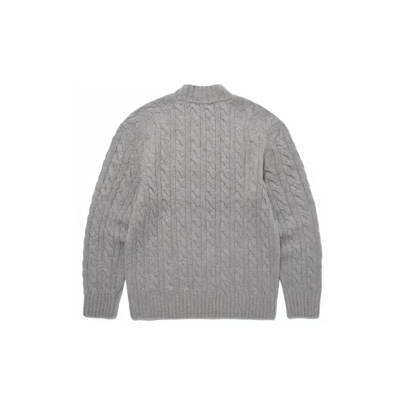 THE NORTH FACE Merino Wool Cable Sweater Unisex Gray-1