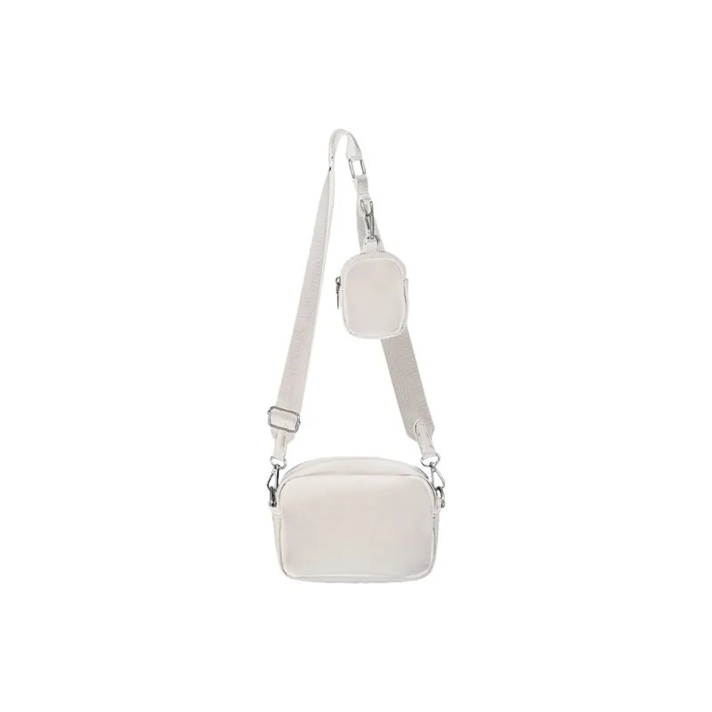 Jade En Plus PU Shoulder Bag, Crossbody Bag Regular Women's Black/White-1