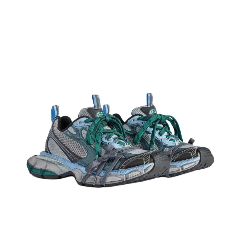 Balenciaga 3XL Sneakers 'Grey Blue Mesh'-2