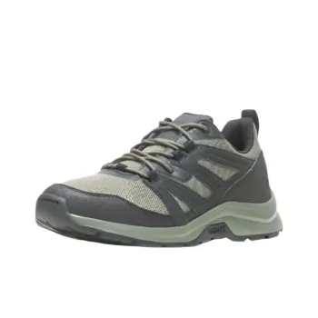 BATES Cushioned Slip-Resistant Breathable Low-Top Running Shoes Men's Green Black