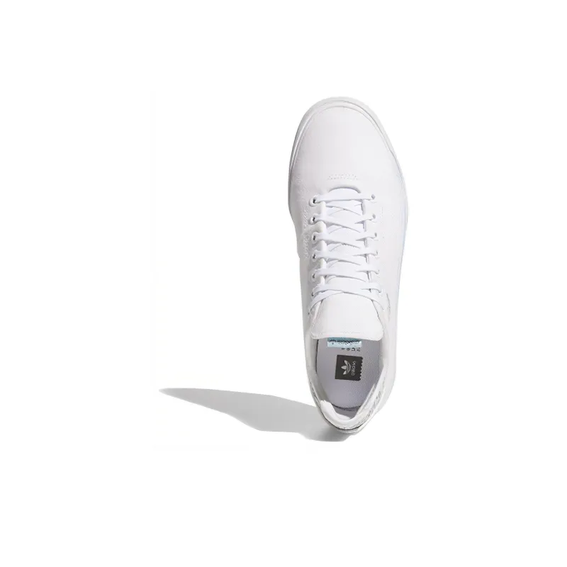 Adidas Originals SABALO Slip-Resistant Low-Top Skateboard Shoes Unisex White Gray Blue-4
