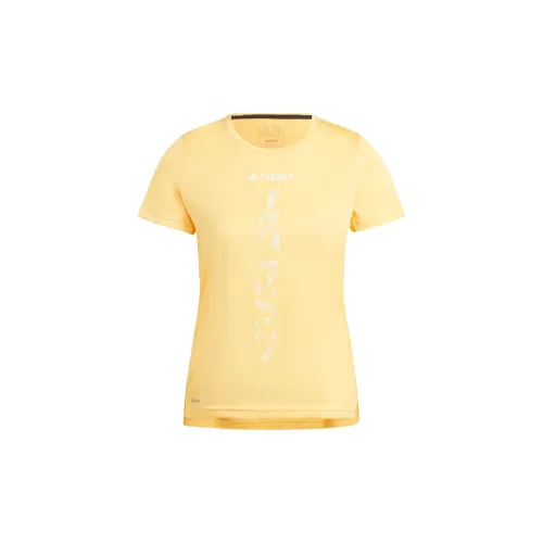 Adidas T-Shirts Women's Yellow