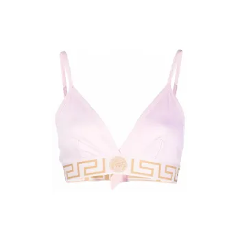 VERSACE Greca trim Triangle Bra