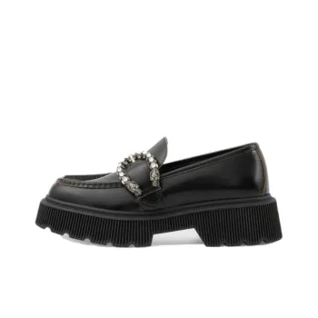GUCCI Platform Shoes Women's Black